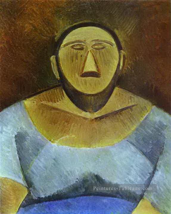 La Fermiere 1908 cubisme Pablo Picasso Peintures à l'huile